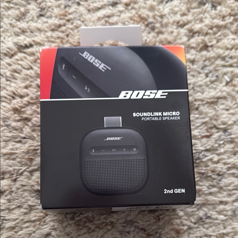 Unopened Bose SoundLink Micro Portable Speaker - Black